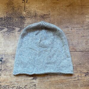 Elegant Tan Knit Beanie
